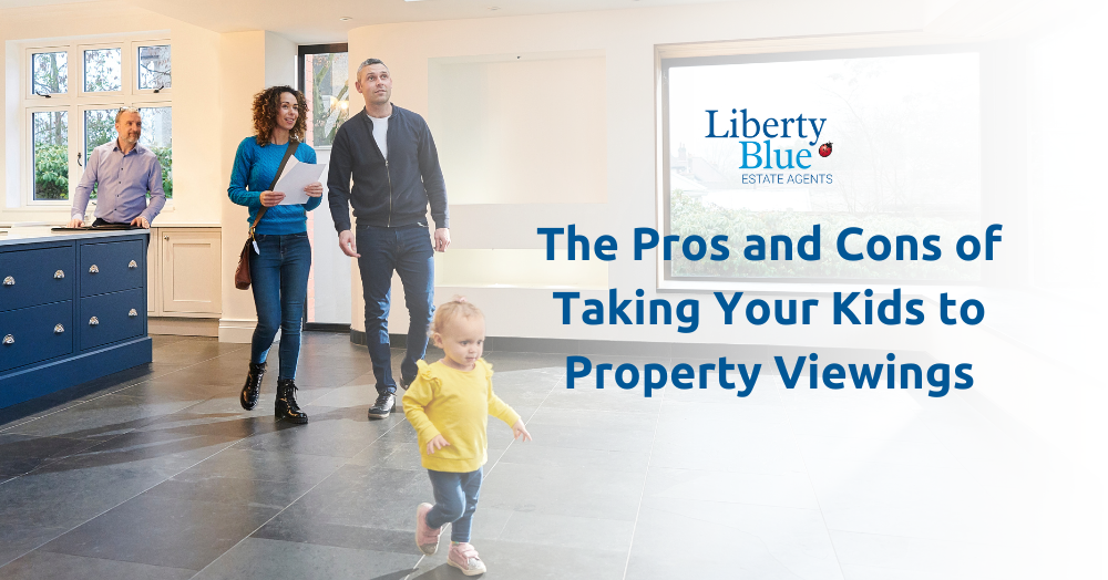 new family home - the pros and cons of taking kids on viewings
